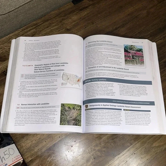 KELLER DEVECCHIO NATURAL HAZARDS Earth’s Processes 4th edition Book Routledge - Picture 5 of 12